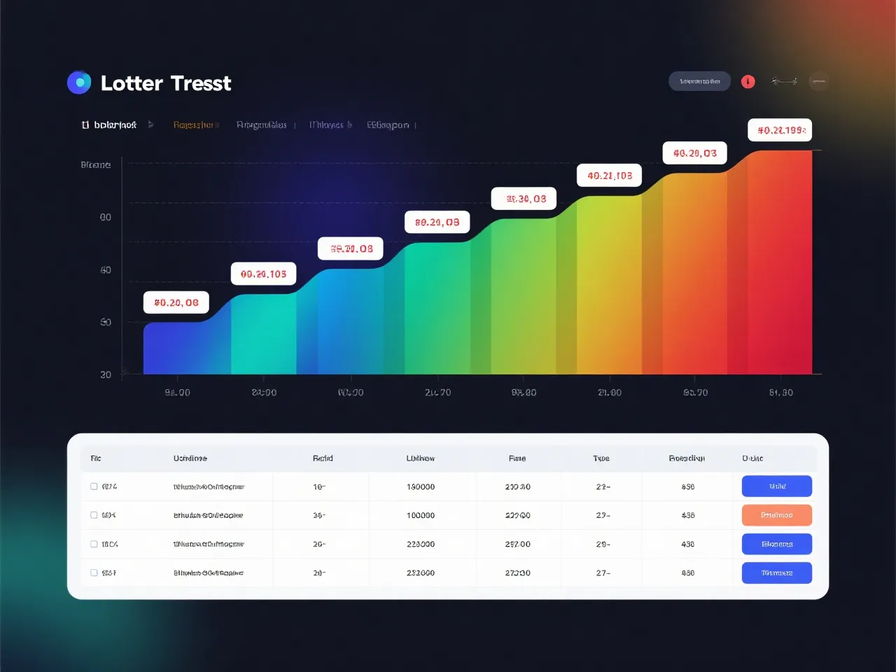 走势与冷热号示意图